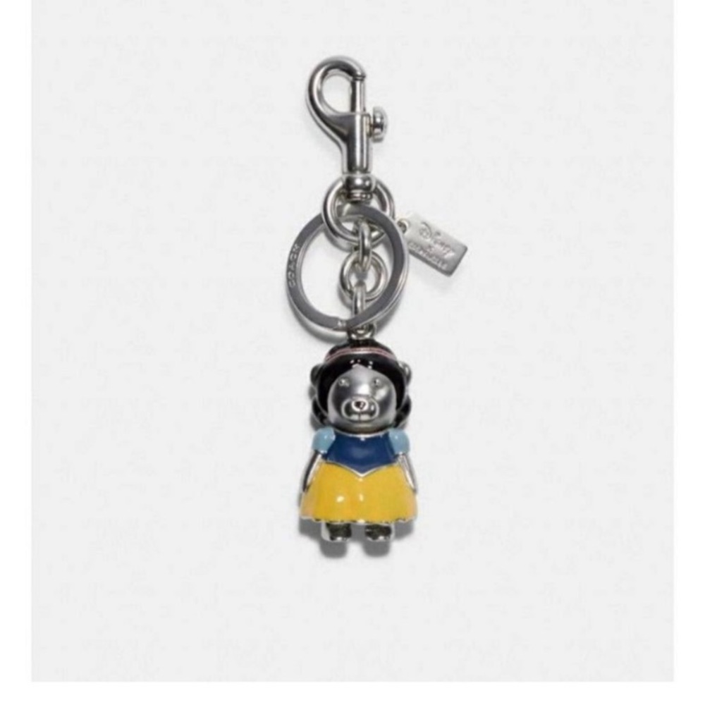 NWT Coach x Disney Snow White Princess Bear Keychain